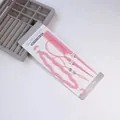 Rosa professionelles Haarstyling-Werkzeugset mit Kämmen und Volumenstiften - 4-teiliges Geflochtenes Haarset In Rosa