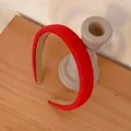 Serre-tête en éponge rouge rembourré pour un effet de coiffure volumineux chic - Rouge