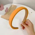 Serre-tête en éponge rembourré orange vif avec doublure intérieure antidérapante - Orange