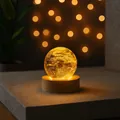 Boule Orange De 40 Mm + Base