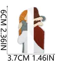 Detailansicht des Jesus-Stickereipflichts mit Maßen von 6 cm mal 3,7 cm Größe - Jesus Stil 9