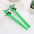 0.5mm / One Dark Green Ballpoint Pen Featuring A Panda Climbing A Tree.