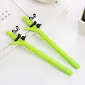 0.5mm / One Light Green Ballpoint Pen Featuring A Panda Climbing A Tree.