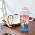 Botella de agua degradada de 950 ml con infusore de té en azul coco helado - 950ML / Azul Coco Helado Con Cepillo