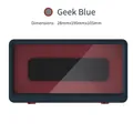 Caja de pared impermeable para móvil de baño Geek Blue, tamaño 28x190x105mm ducha - Azul Geek