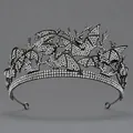 Corona gotica a pipistrello con strass per cosplay e feste in costume di Halloween - Atmosfera Da Festa Di Lusso Crown Ts-j3378gm