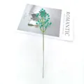 Realistic teal artificial baby's breath flower stem for wedding and home decoration - Dark Blue