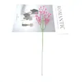 Elegant single pink artificial baby's breath flower branch for wedding decoration - Rose Red