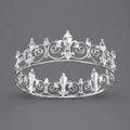 Silver light luxury round crown ts-j2842s