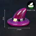 Purple luminous miniature wizard hat with dimensions and weight display - Christmas Series / Luminous Purple Magic Hat