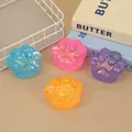Lot de jouets à presser en forme de patte de chat pailletée pour calmer le stress