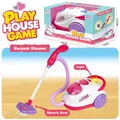 Kinder Spielzeug Staubsauger Set für Rollenspiele, pinkes Reinigungsspielzeug Mädchen. - 0652# Lila Staubsauger Kleine Box
