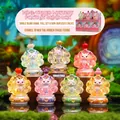 Cute nine-tailed fox mystery box figurines set in colorful transparent resin - Nine-Tailed Fox Romance (-268) / Full Set (6 Pieces)