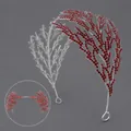 Red Understated Luxury Versatile Bridal Headband Ts-j3127sred