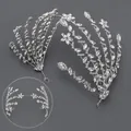 Luxury silver bridal headband with crystal star and marquise embellishments - Silver (TS-J3179S)