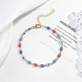 Pulsera De Oro De Colores Mixtos