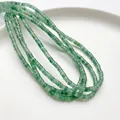 Perline distanziatrici in pietra naturale verde 4x2mm per la creazione di gioielli - Avventurina Verde