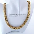Conjunto De Collar Y Pulsera De Oro De 45 Mm