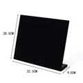 Large black velvet jewelry display stand for earrings and necklaces with dimensions - Large Necklace Plate (Hooked) / Black
