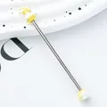 Creative gradient yellow bead metal rod for DIY jewelry and keychain making craft - Candy Yellow Gradient