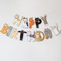 Cute cat themed Happy Birthday paper banner garland for pet party - Little Kitten Happy Birthday Banner