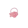 Pink glitter fish hair tie for girls with cute animal design details - Fish Hair Tie (MT6711)