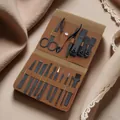 16-Piece Set (Brown)