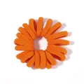 Set leuchtend orangefarbene hochelastische Nylon Haargummis für Kinder Haarstyling - 1 Stück / Orange