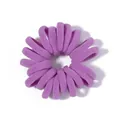 Hochdehnbare lila Nylon-Haargummis für Kinder und Damen, langlebig weiche Textur - 1 Stück / Lila