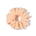 Hochelastisches pfirsichfarbenes Nylon-Haargummi für Mädchen und Frauen, weiche Spule - 1 Stück / Hellorange