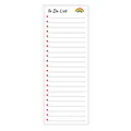 Minimalist English rainbow to do list memo pad with heart icons for daily plans. - Rainbow Cloud To Do List (BQ01)