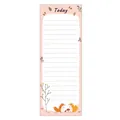 Cute fox themed daily planner notepad with lined pages for effective schedule management - Autumn Fox Today Planner (BQ05)