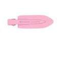 Matte soft pink non-marking duckbill hair clip for styling bangs and hair accessories - Candy Pink