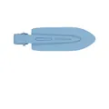 Matte light blue candy color traceless duckbill hair clip for children and adults - Light Blue
