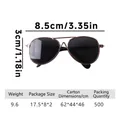 Klassische Aviator-Haustier-Sonnenbrille für Katzen und kleine Hunde, Augenschutz - Aviator-Stil Graue Gläser (B12209)