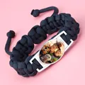 Toy Story Woody en Buzz Lightyear zwarte gevlochten paracord armband voor dames sieraad - 64424605