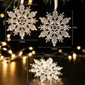 Flocon de Neige avec Bords Perlés (HQZX4)