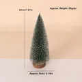 Miniature snow-covered Christmas tree model, 20cm height, for festive DIY table decor - Christmas Tree Approx. 20CM (1pc)