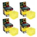 Set of four yellow cheese-shaped stress relief squishy toys with Nice Cube boxes. - 5cm Maltose Square Cheese (Color Box)