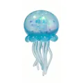 Gros plan d'un jouet spongieux en forme de méduse bleue avec de jolies paillettes - Emballage OPP / Méduse Bleue