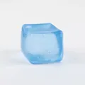 Giocattolo antistress squishy blu traslucido a forma di cubetto di ghiaccio aurora - Quadrato Di Malto Trasparente (blu) 5 Cm