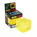 Juguete antiestrés Nice Cube amarillo translúcido flexible con caja de embalaje - Queso Maltoso Cuadrado De 5 Cm (envase En Caja De Color)