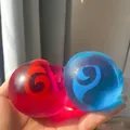 Red and blue whirlpool slow rebound squeeze toys with soft maltose filling - Magic Pill and Spirit Bead