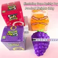Slow rebound realistic grape squeeze toy for stress relief with vibrant purple color - Grapes