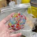Juguete relajante de cuentas de colores en una bolsa transparente con cremallera - Pelota Ruidosa Cuentas de Colores