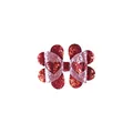 Glinsterende rode en roze hart strik haarspeld voor meisjes Valentijnsdag - Glitter Hart Strik Stijl (MC6565 Haarclip) / Roze en Rood Combo
