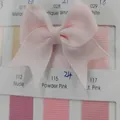 Handgefertigte puderrosa Ripsband-Schleife Haarspange für Babys und kleine Mädchen - Rosa (24)