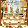 Collection de figurines de chat de dessin animé créatives pour décoration bureau - 0322 Collection Fantaisiste Meow Boîte 8 / 1pc Aléatoire