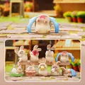 Figurines de mouton Lam mignonnes en boîte surprise, diverses poses de la vie - 0316 Lapin Nini en Affaires Boîte 8 / 1pc Aléatoire