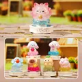 Ensemble de figurines de boîte aveugle d'animaux mignons, 6 styles réguliers et 1 secret - A016 Rêve de Souhait Tournant Boîte 6 / 1pc Aléatoire